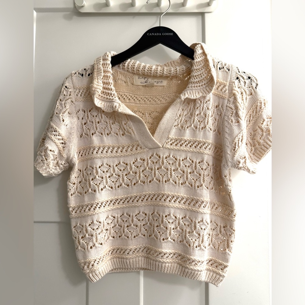 Sweater top preppy